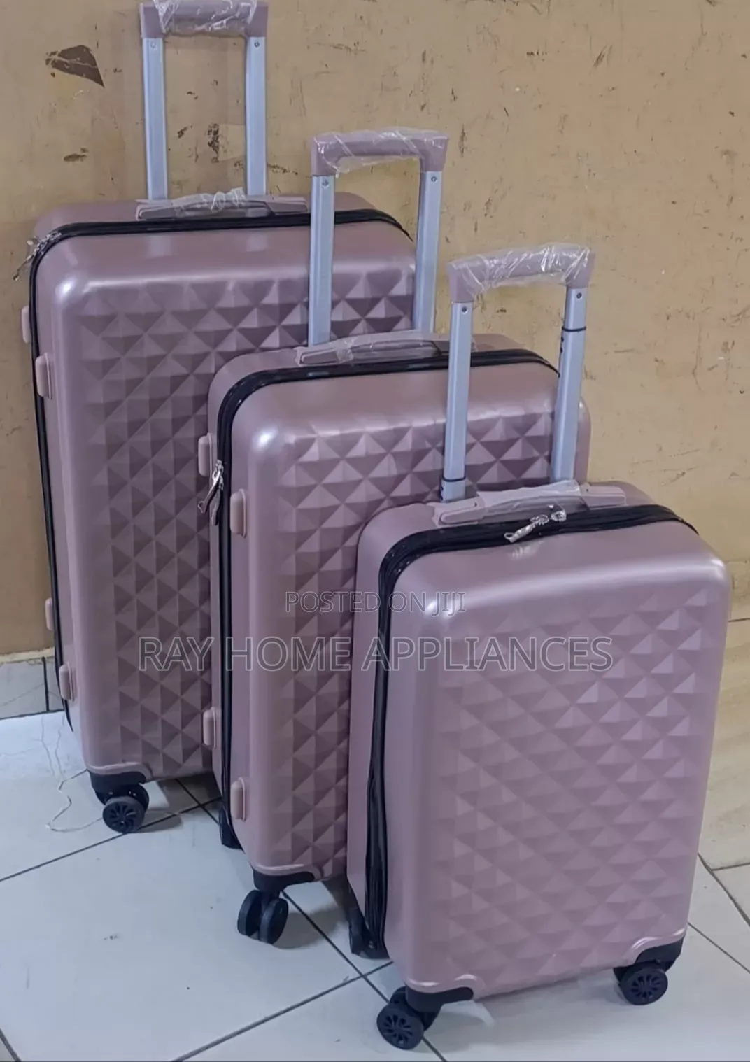 3 in 1 Fibre Suitcase Set