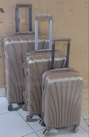 Brown 3 in 1 Size 4 Unbreakable Suitcase