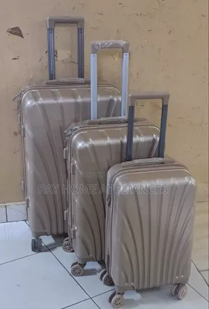 Brown 3 in 1 Size 4 Unbreakable Suitcase