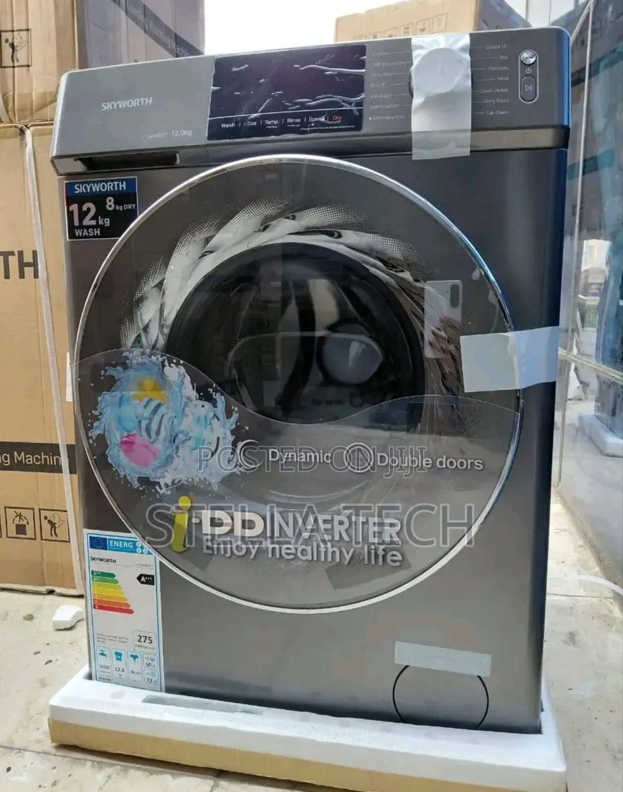 Skyworth Washing Machines Front Load 12/8kg Wash and Dry