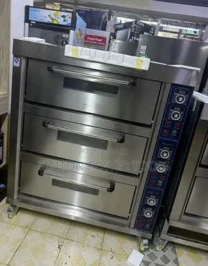 Euromax EO-36 Three-Deck Six-Tray Commercial Electric Oven
