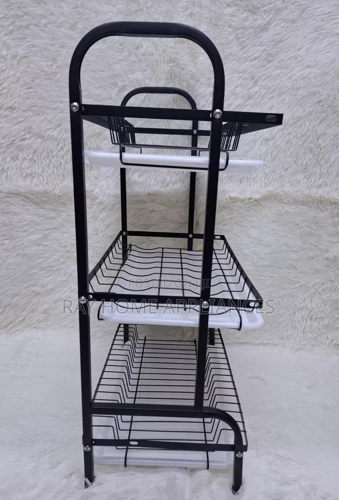 High Quality 3 Tier Carbon Steel Dish Rack