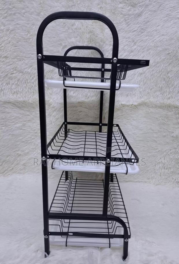 High Quality 3 Tier Carbon Steel Dish Rack