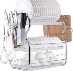 3 Layer Dishrack Stainless Steel