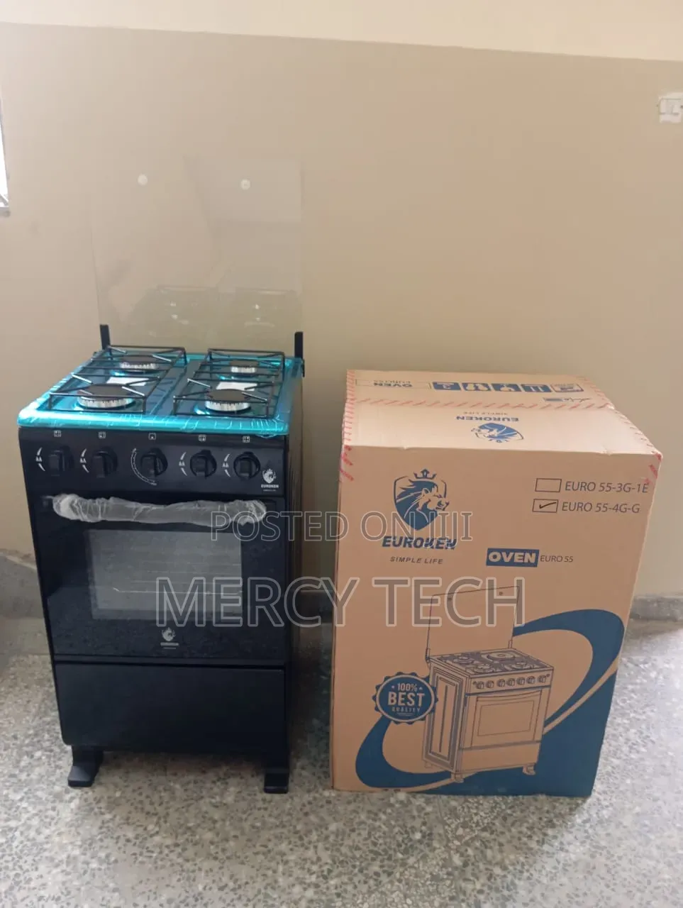Euroken 50x55cm Standing Cooker (All Gas)