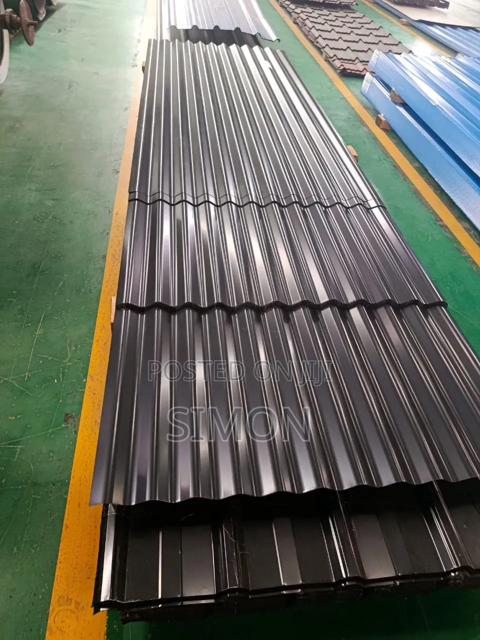 Corrugated Profile Glossy Finish