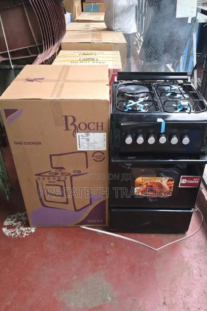 Turkey Roch Black 50x55 Standing Cooker – 3+1