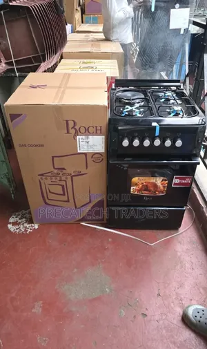 Roch 50x55 3+1 Standing Cooker – Black