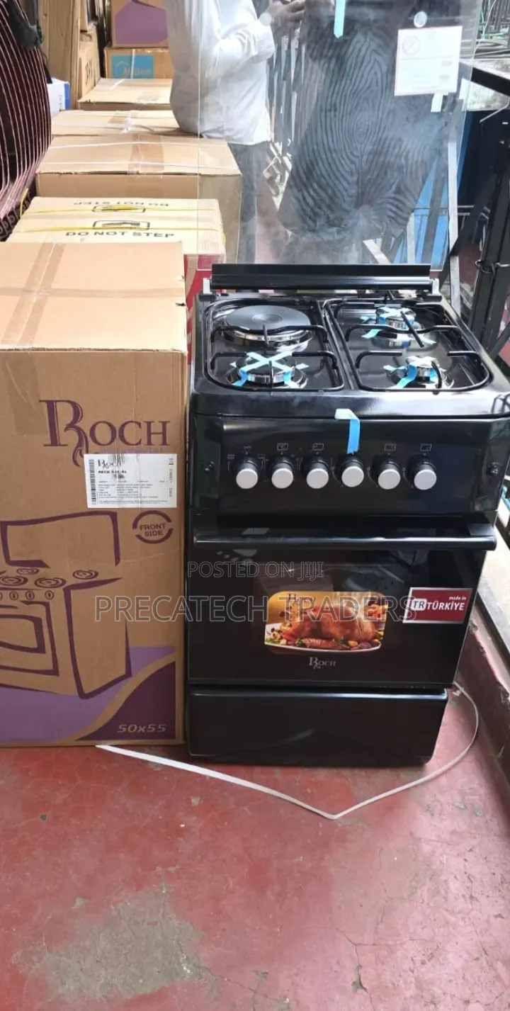 Turkey Roch 3+1 Cooker 50x55 – Stylish Black