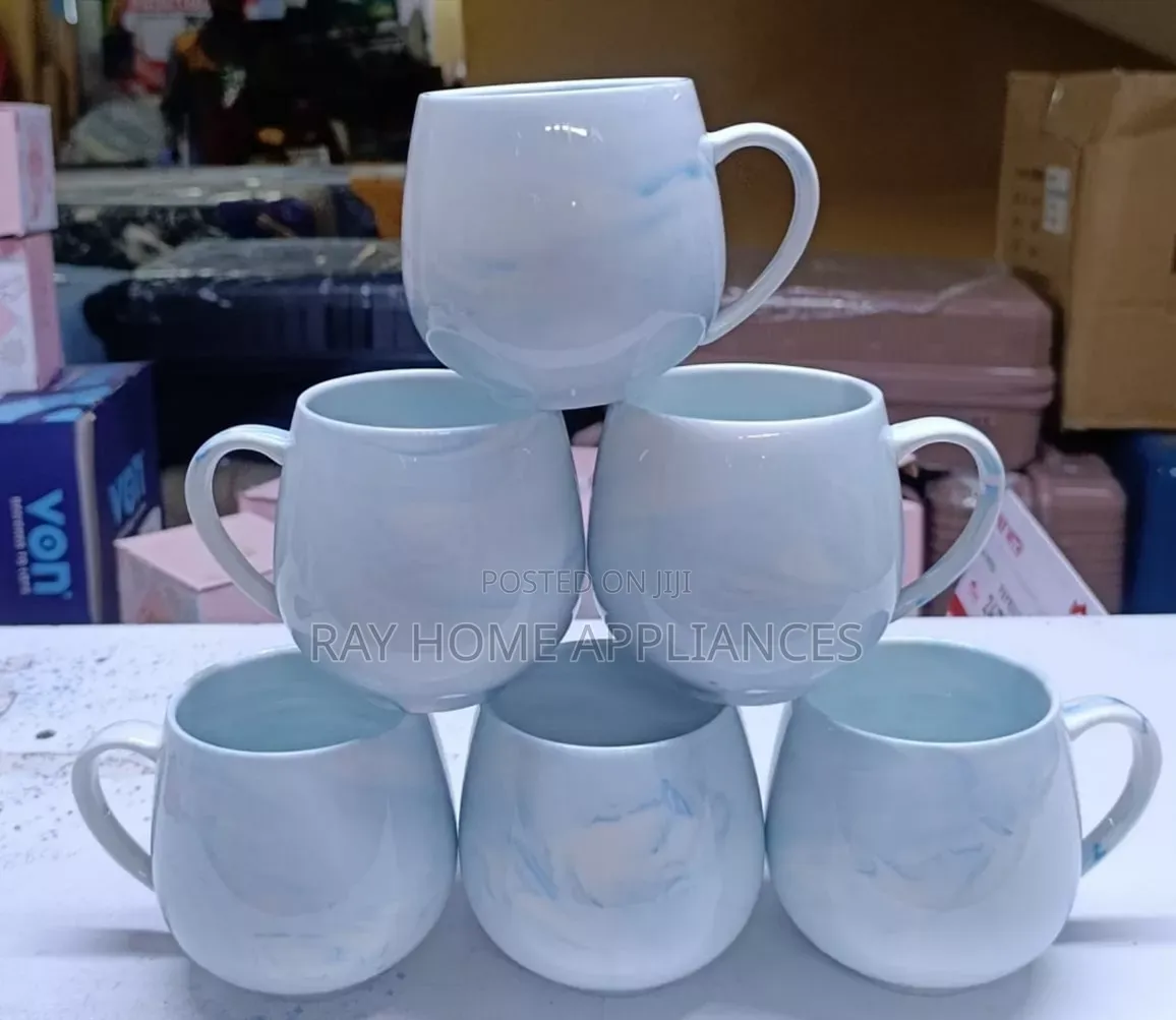 Blue 470ml Ceramic Mugs