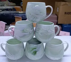 Green Ceramic 470ml Mugs