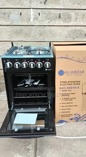 Glamstar 50x55 3+1 Standing Cooker With Rotisserie