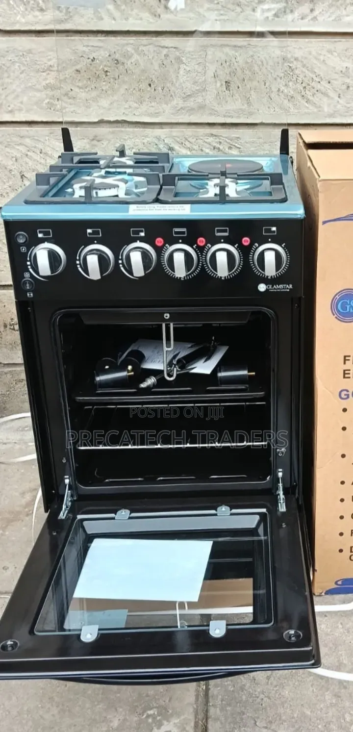 Glamstar 50x55 3+1 Standing Cooker With Rotisserie