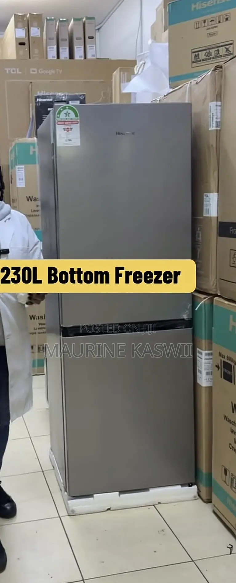 Hisense Bottom Freezer 230l Fridge Ref 226dr
