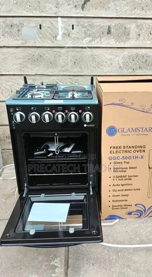Glamstar 3 Gas + 1 Hotplate Cooker – Electric Oven