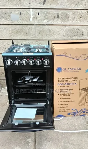 Glamstar 3+1 Cooker With Double Glass Oven Door