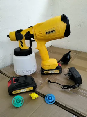 New Dewalt Cordless Spray Gun 550w 88Volts 2 Battery and Accessories