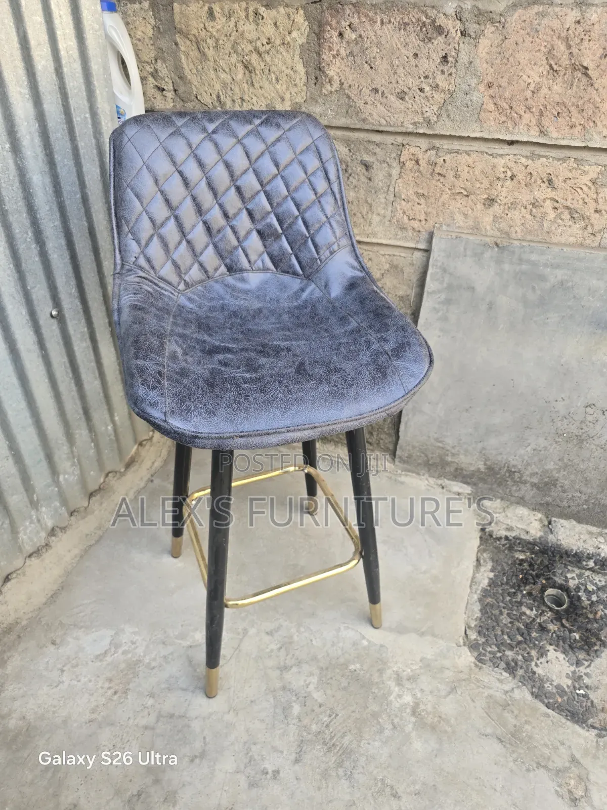 Leatherd Paded Bar Stool