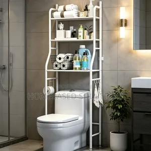 White 3 Layer Toilet Stand