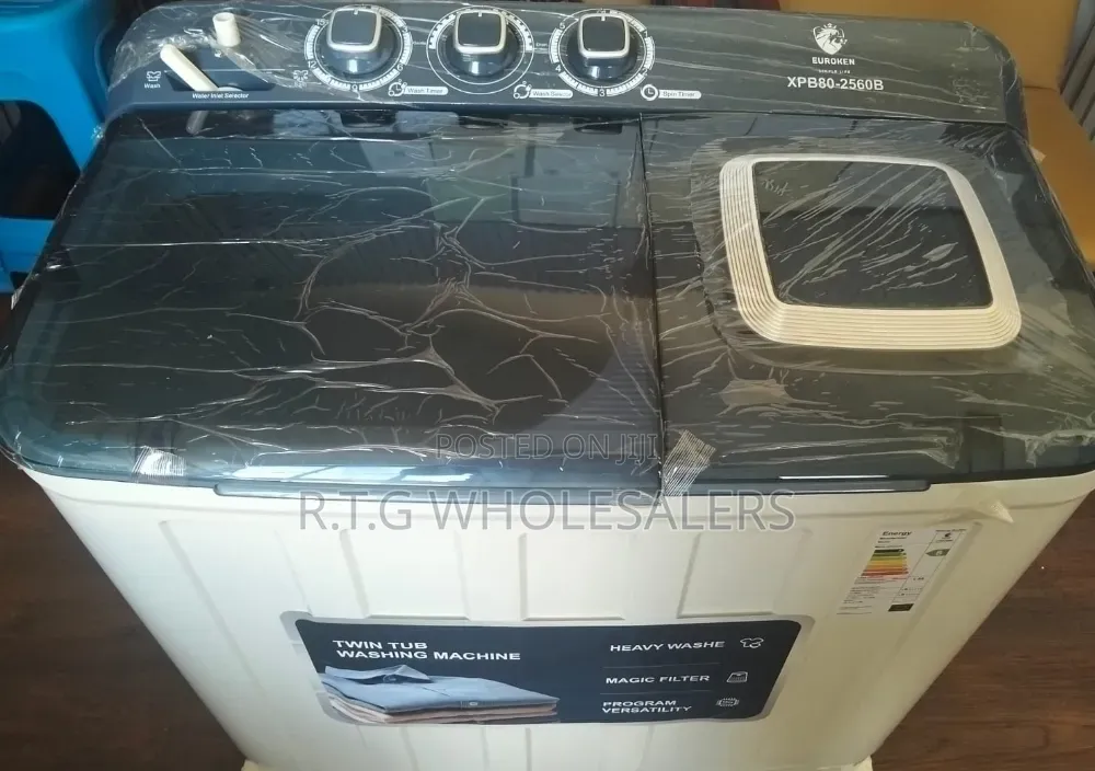 8kg Euroken  Twin Tub Washing Machine @