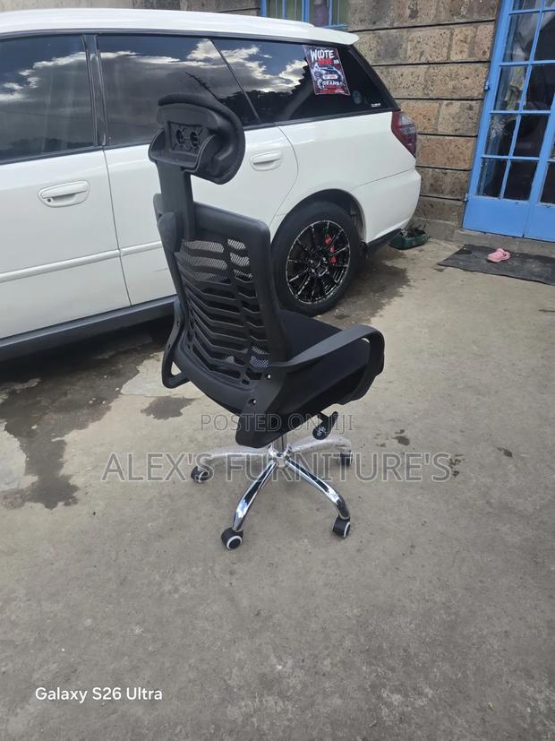 Swivel Modern Office Chairs/Adjustable Headrest Chairs - thumbnail 2