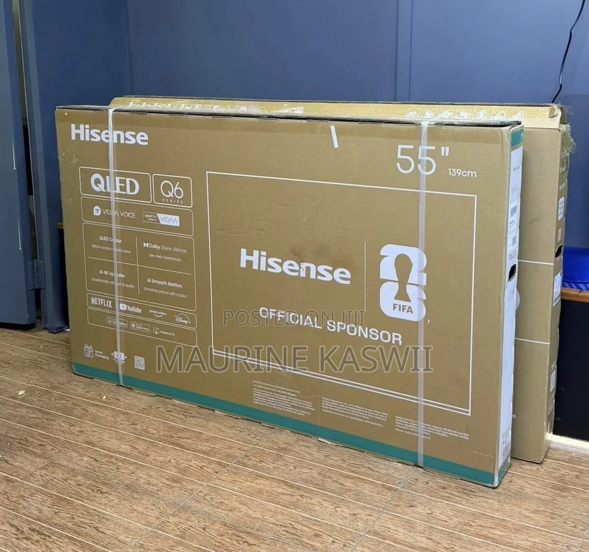 Hisense Qled 55” Q6qken 4k Uhd Frameless