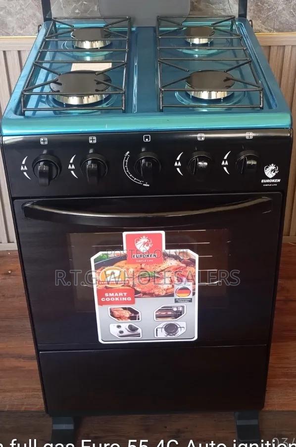 Euroken Full Gas Euro-55-4g Auto Ignition With Free Chopping Board