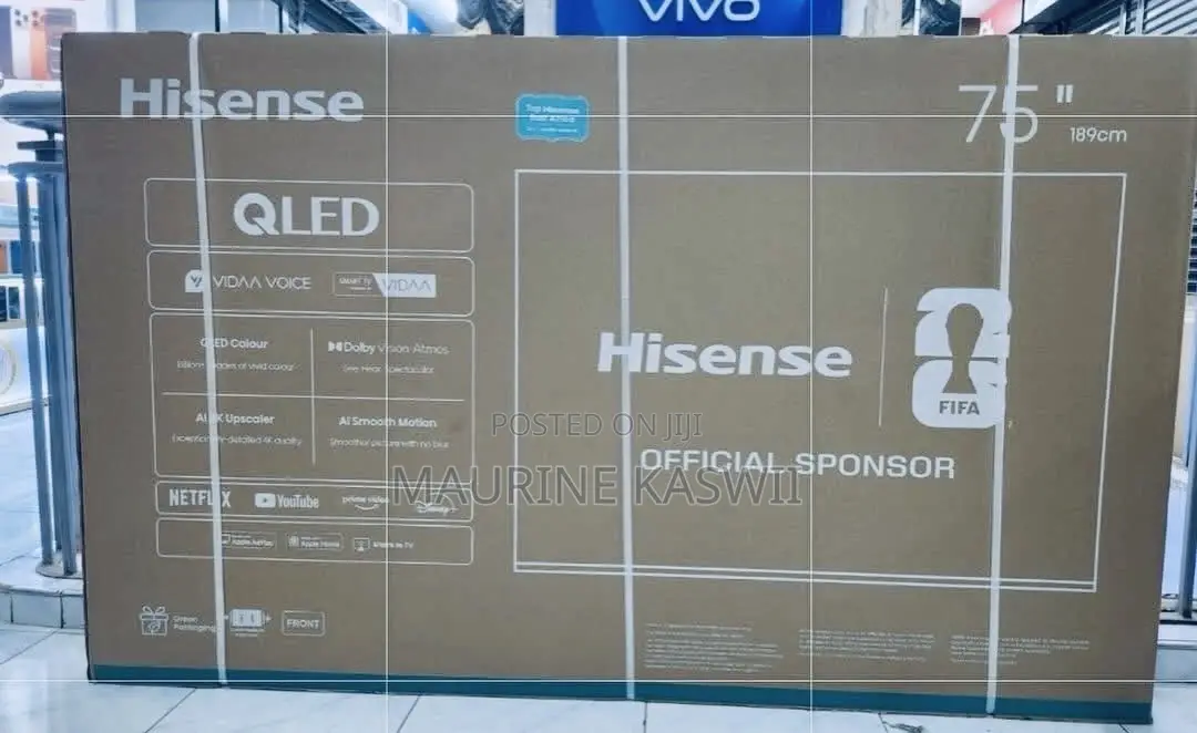 Hisense Qled 75” Inch 75q6qken Quontum Dot