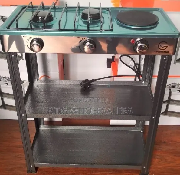 Eurochef🔥🔥🔥 Deluxe Gas Stove (Model: EC-6073 2+1)
1.Hybrid
