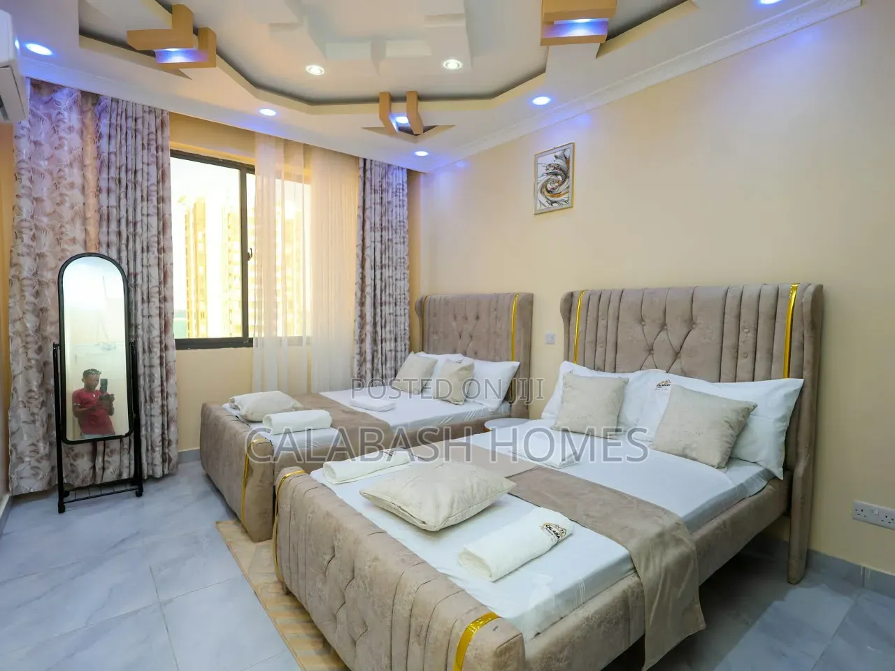 2 Bedrm BNB Nyali,1stAvenue,Full Beach View,free Gym,2 Mins to Beach