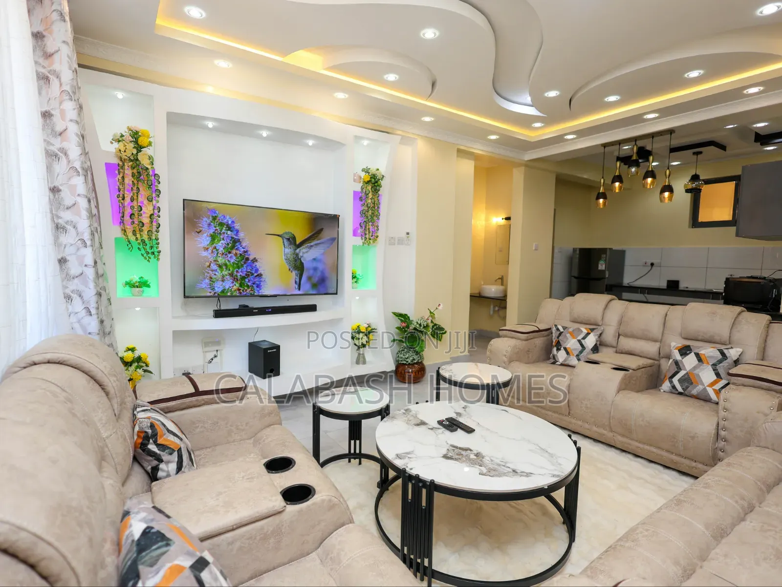 2 Bedrm BNB Nyali,1stAvenue,Full Beach View,free Gym,2 Mins to Beach