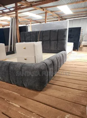 Dark Grey/Black Bubble Beds for Sale + Bedside Table