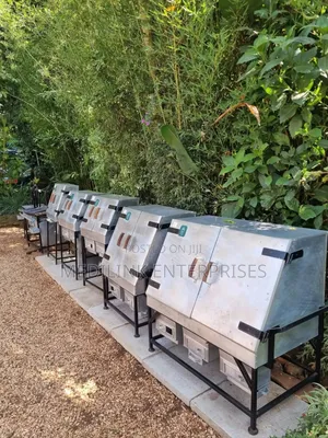 Double Harlem Galvanized Modern Charcoal Ovens
