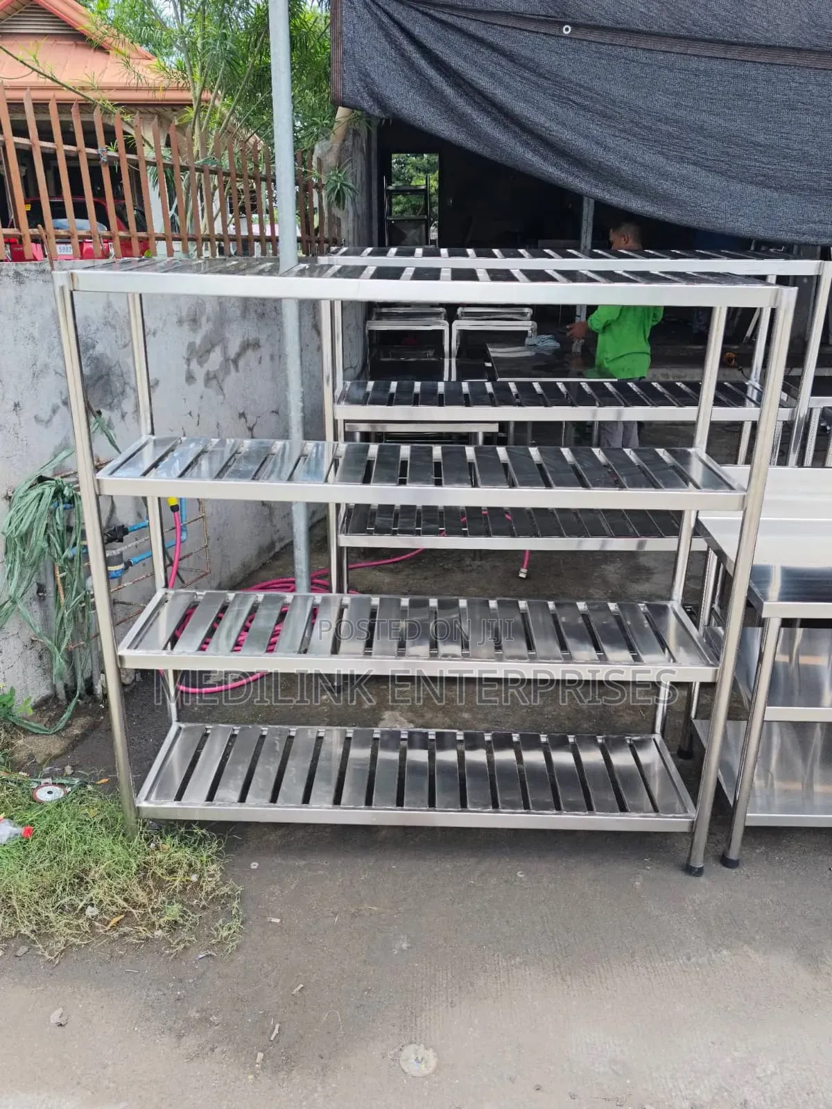 Stainless Customized Perforated Storage Racks
