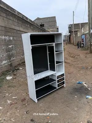 4 by 6 Pallet Wardrobe
