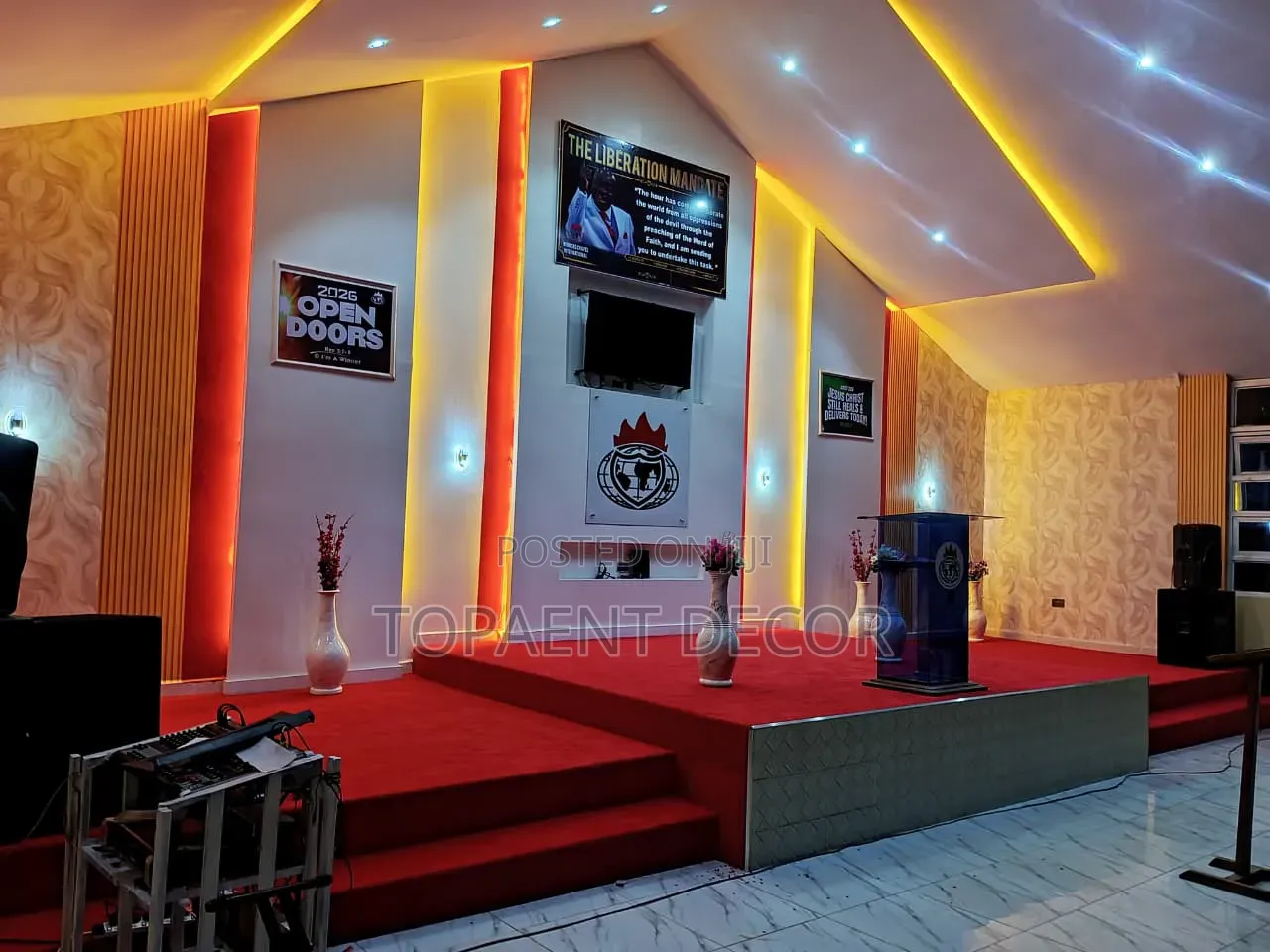 Floor Wall to Wall Carpets for General Church Altar Flooring Fittings