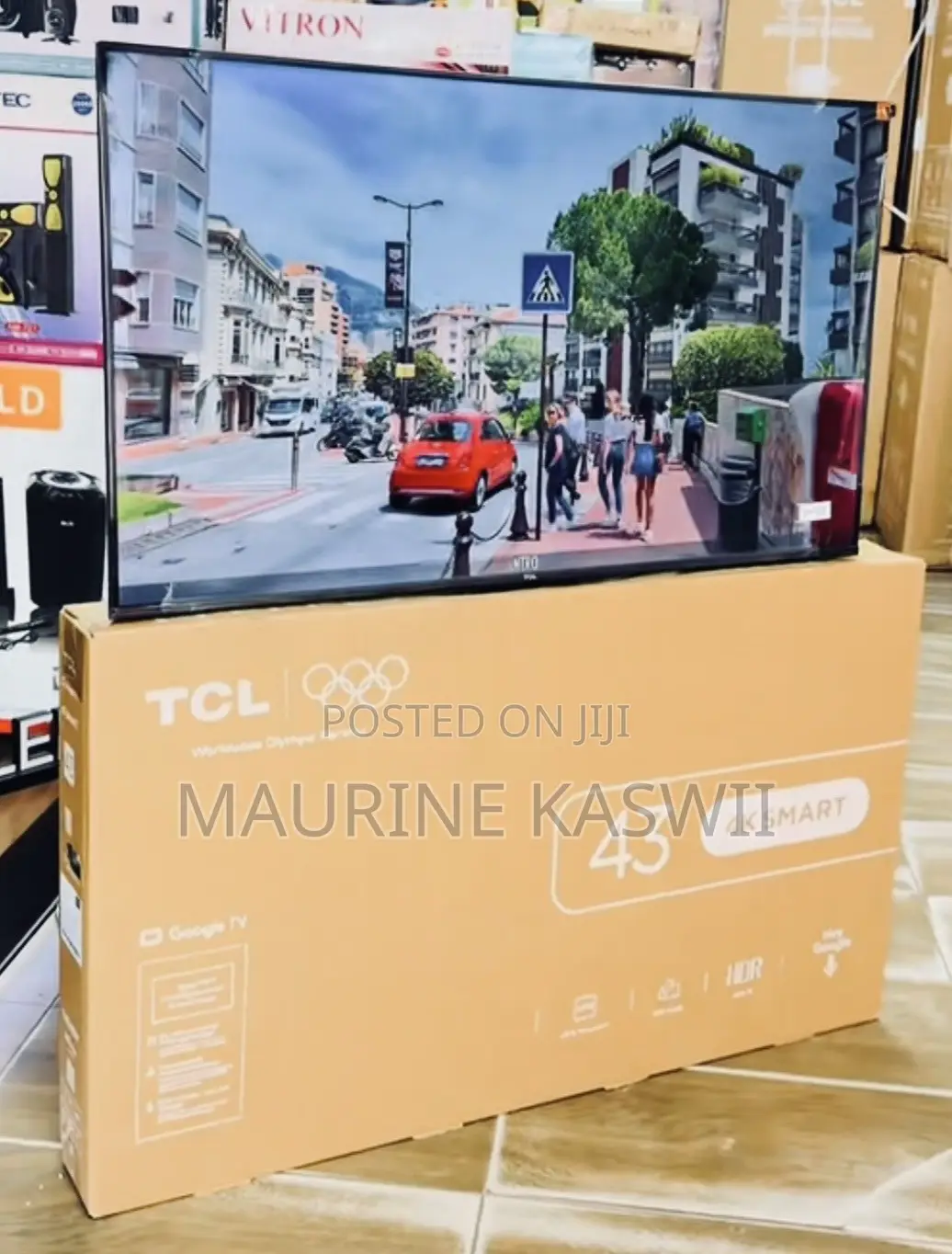 TCL Uhd 43”4k TV -43v6d
