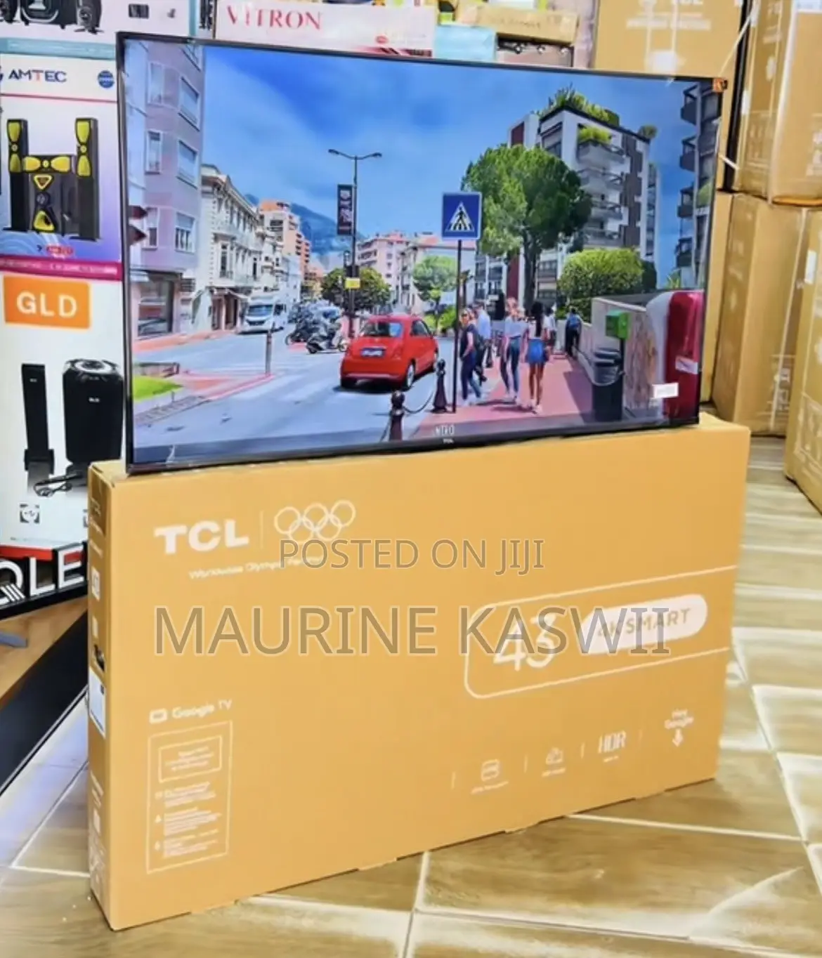 TCL Uhd 43”4k TV -43v6d