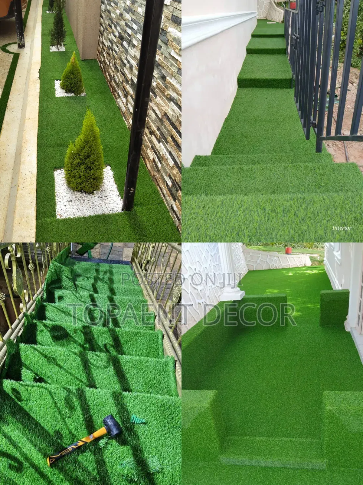Generic Outdoor and Indoor Drainage Enabled Artificial Grass Carpets