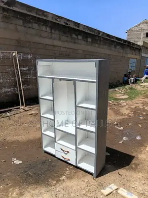4 by 6 Pallet Wardrobe