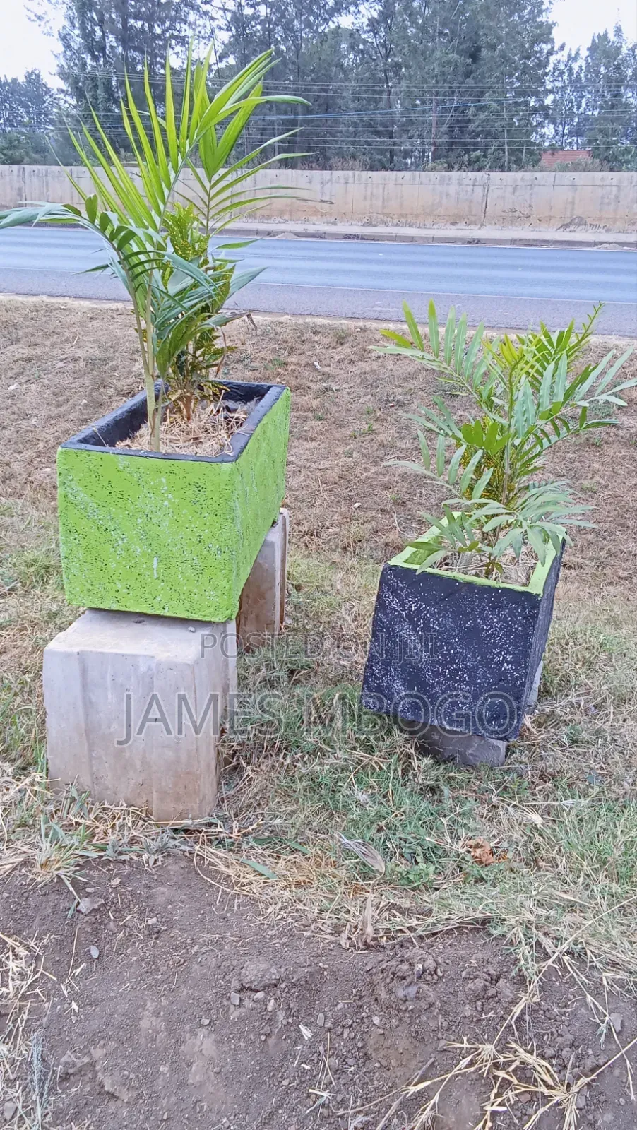 Concrete Planters Troughs