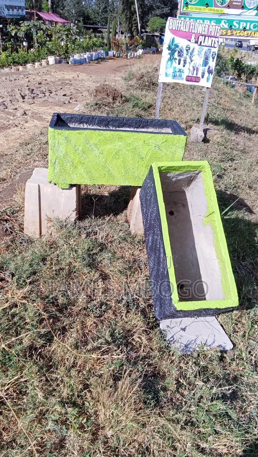 Concrete Planters Troughs