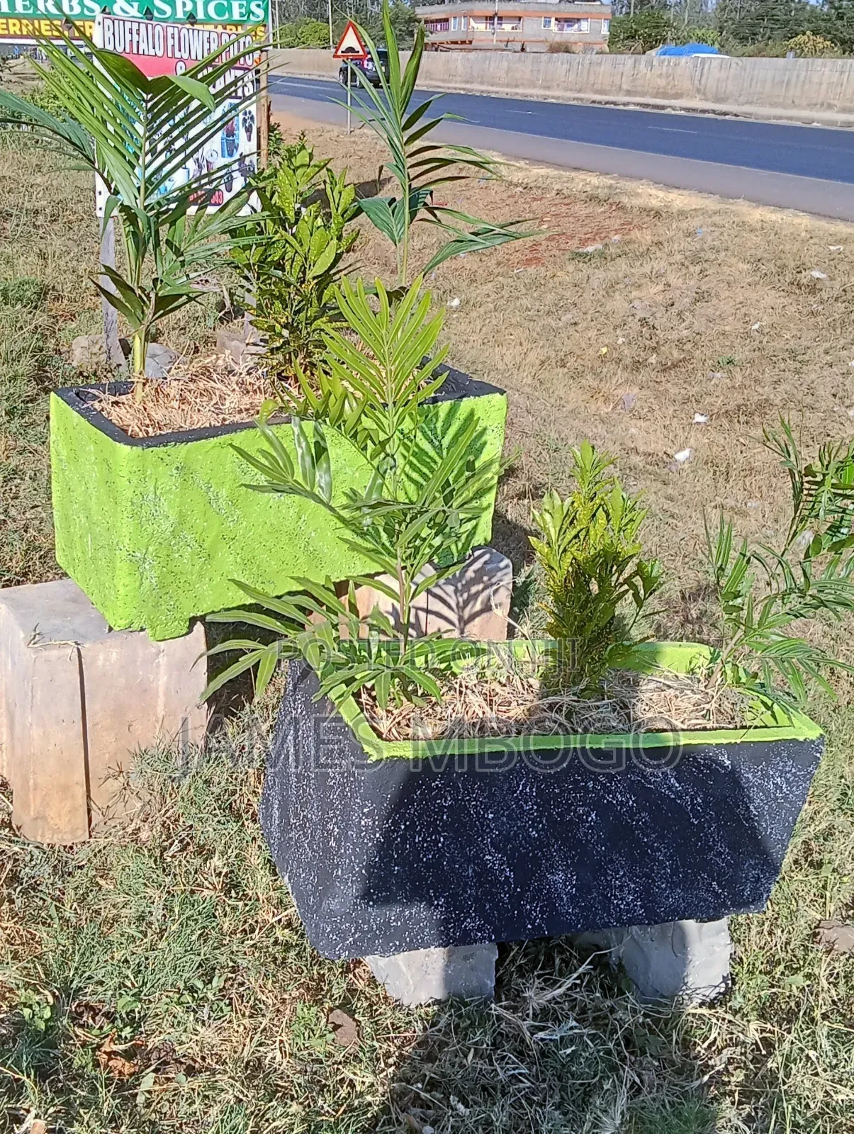 Concrete Planters Troughs