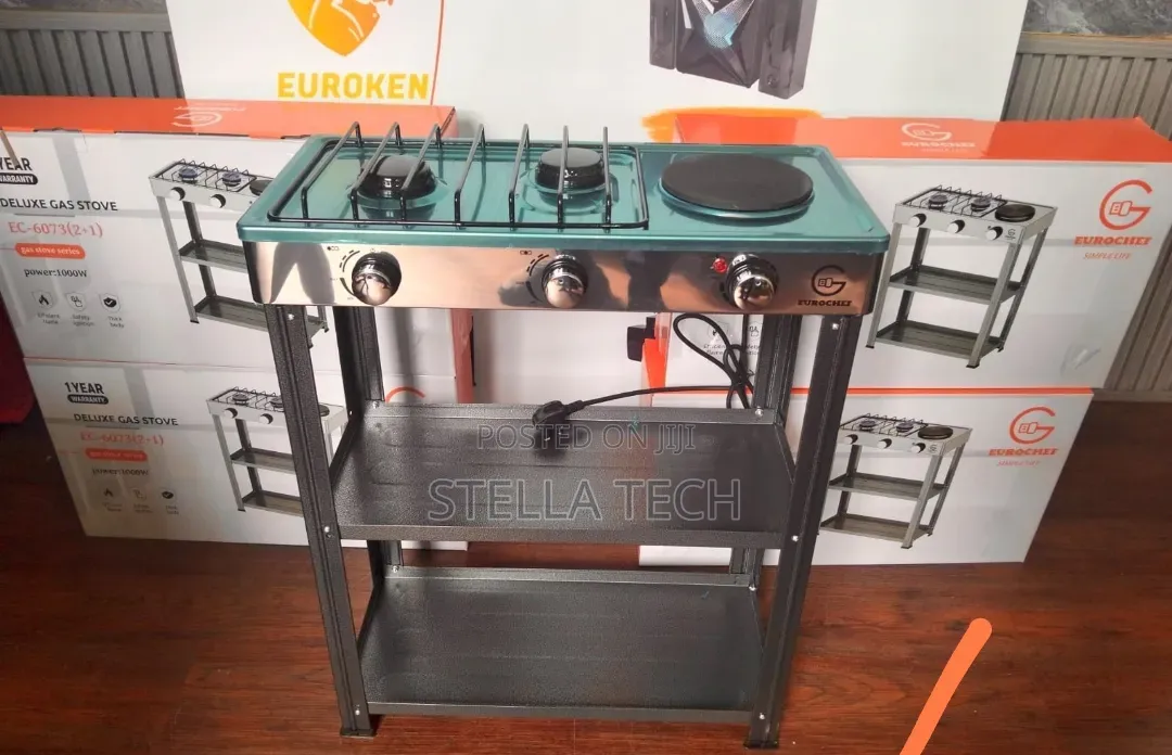 Eurochef Deluxe Gas Stove (Model: EC-6073 2+1)
