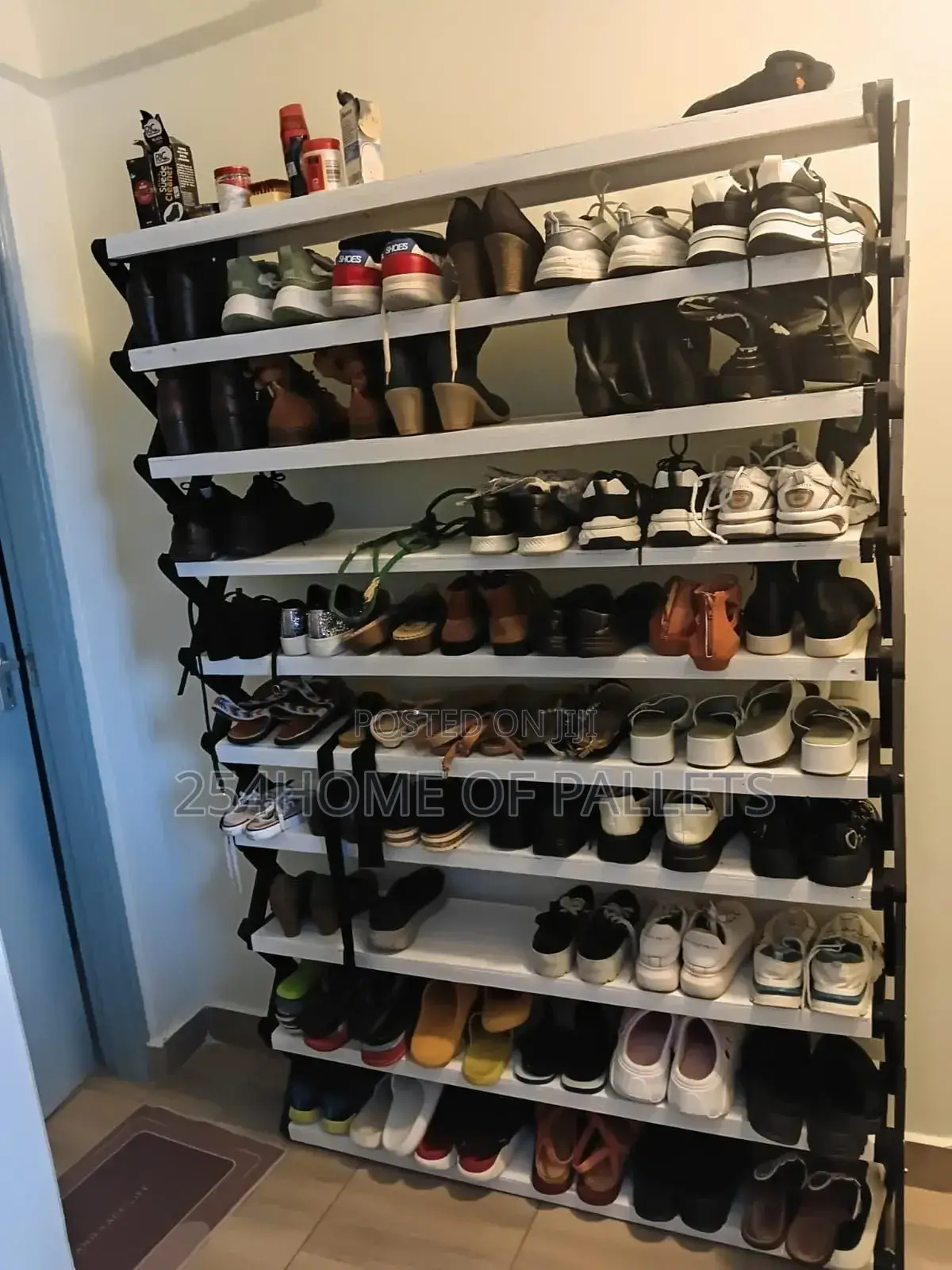 120 Foldable Palet Shoe Rack