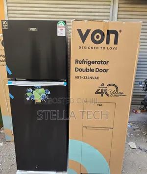 Von 334 Litres No Frost Double Door Refrigerator