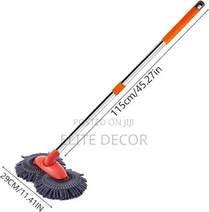 115cm Long Car Wash Twin Mop – Double Headed Microfiber Cleaning Brush