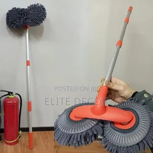 115cm Long Car Wash Twin Mop – Double Headed Microfiber Cleaning Brush