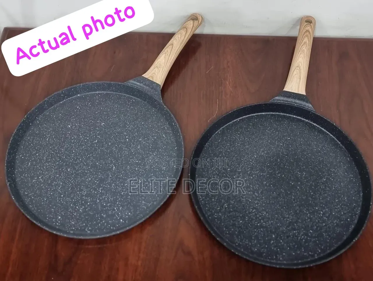 28cm High-Quality Granite Chapati Pan – Non-Stick, Gas & Induction