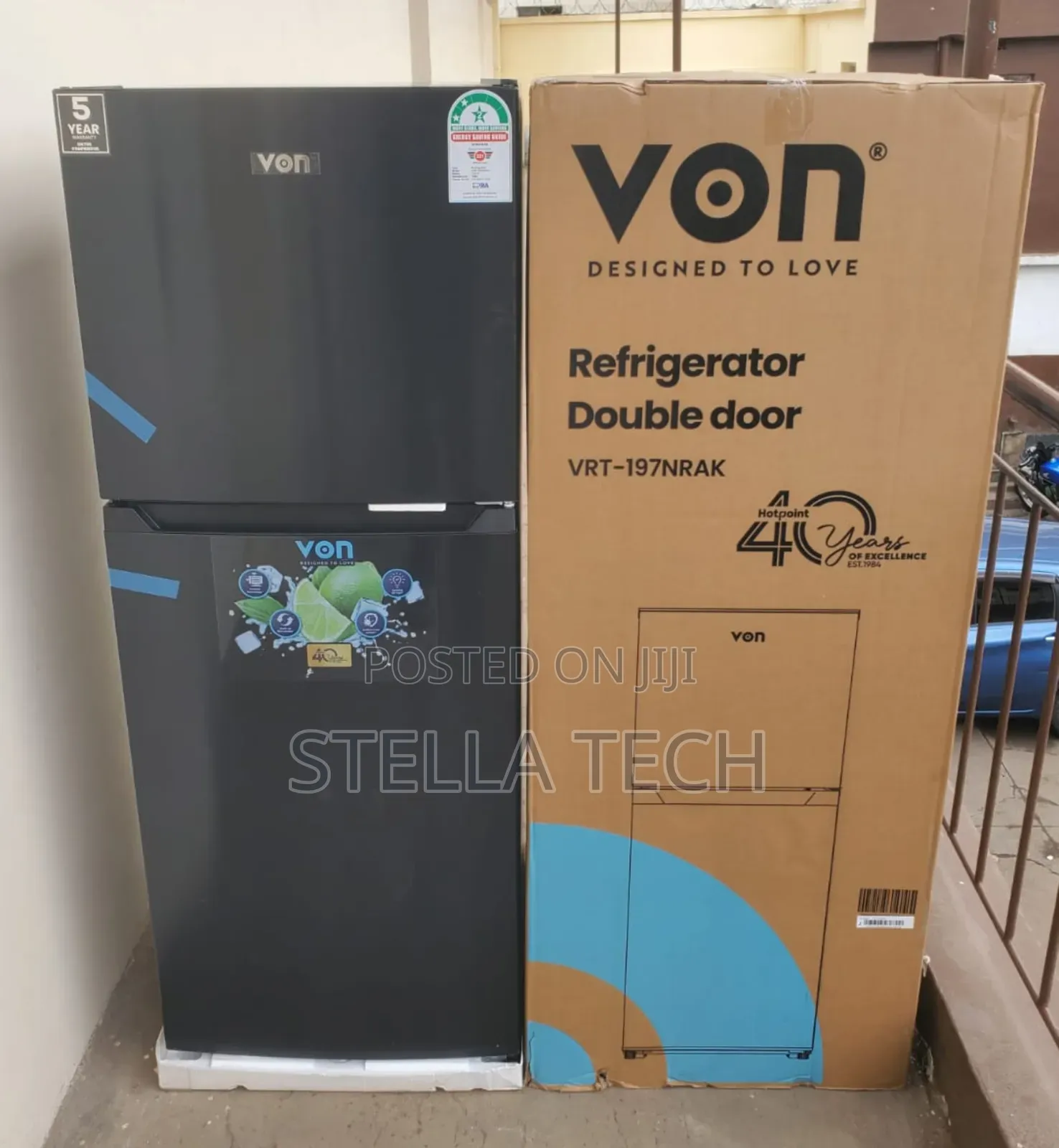 197 Litres No Frost Von Fridge TMF VRT - 197 NRAK